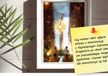 Czy można zrobić zdjęcie Eucharystii?