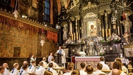 Centralnym punktem wydarzenia była Eucharystia  pod przewodnictwem bp. Piotra Przyborka.