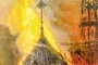 Bohaterką cyklu prac Anety Jaźwińskiej jest paryska katedra Notre Dame, która 15 kwietnia 2019 r. płonęła na oczach całego świata.