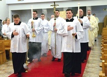 Liturgia w seminaryjnej kaplicy.
