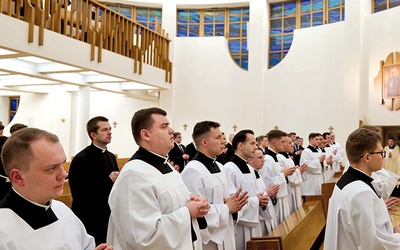 Klerycy z V roku zostaną diakonami 20 maja.