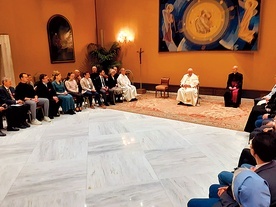 15 marca uczestników przygotowań przyjął  na audiencji prywatnej papież Franciszek.