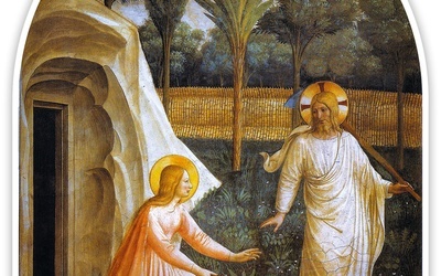 Guido di Pietro da Mugello, zwany Fra Angelico
Noli me tangere 
fresk, 1438–1450
Klasztor San Marco, Florencja