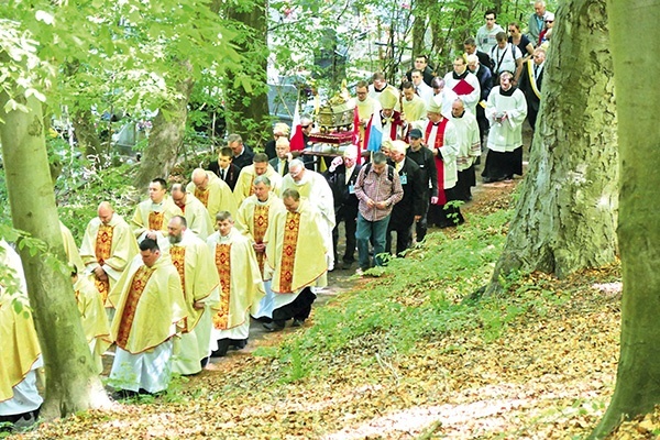 W czasie uroczystości święta patronalnego archidiecezji gdańskiej (w tym roku 14 maja) wnoszone są relikwie świętego.