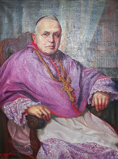 ▲	Pamiątką po jubileuszu 50-lecia kapłaństwa jest jego portret z 1950 roku.