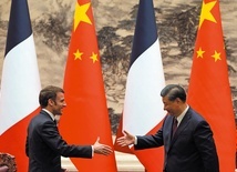 Emmanuel Macron i Xi Jinping.