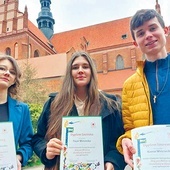 	Olimpijczycy: Wojciech Kania, Weronika Pajor i Dominika Materowska.