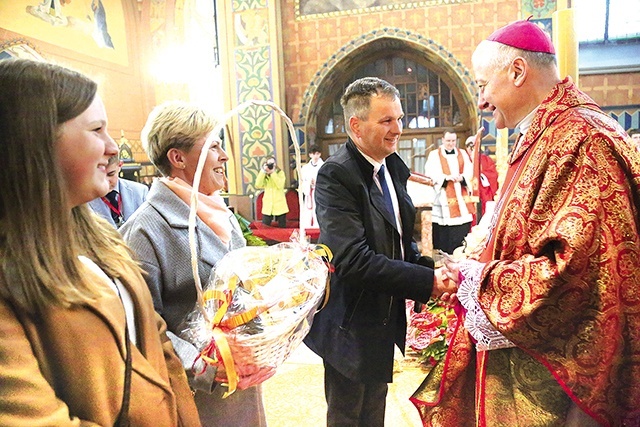 Podziękowanie w Chorzelowie.