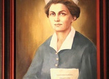 Wizerunek błogosławionej w kościele św. Mikołaja w Krakowie.