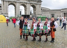 ▲	Część członków folklorystycznej grupy przez tydzień reprezentowała region za granicą.