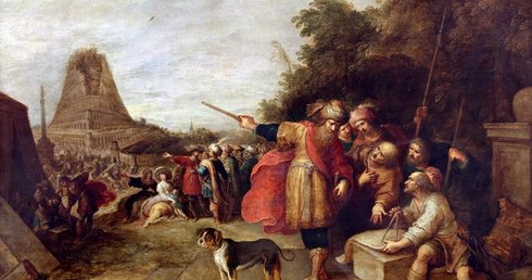 Frans Francken Młodszy
BUDOWA WIEŻY BABEL
olej na blasze, XVI/XVII w.
Muzeum Prado, Madryt