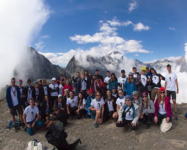 ▲	Ciemne Typy na dorocznym Cammino di Pier Giorgio.