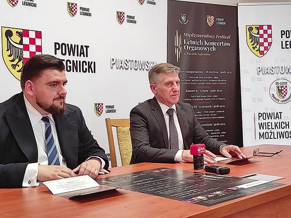 ▲	Na kolejną edycję wydarzenia zapraszał melomanów starosta powiatu legnickiego.