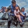 Imigranci na wyspie Lesbos. Napływ osób przekraczających granicę turecko-grecką jest ostatnio coraz większy.
