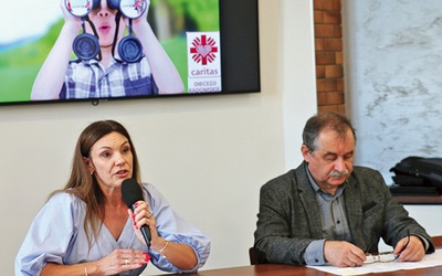 O projektach opowiadali Magdalena Gliszczyńska i Krzysztof Sokołowski.