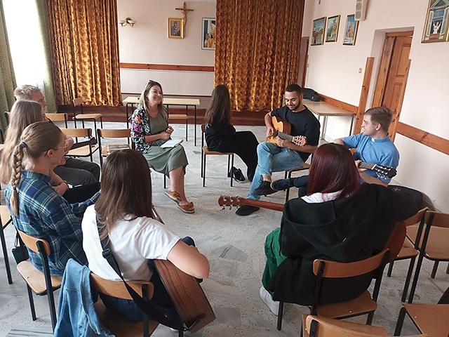 	Próba kapeli, która zagra na trasie z Janowa.