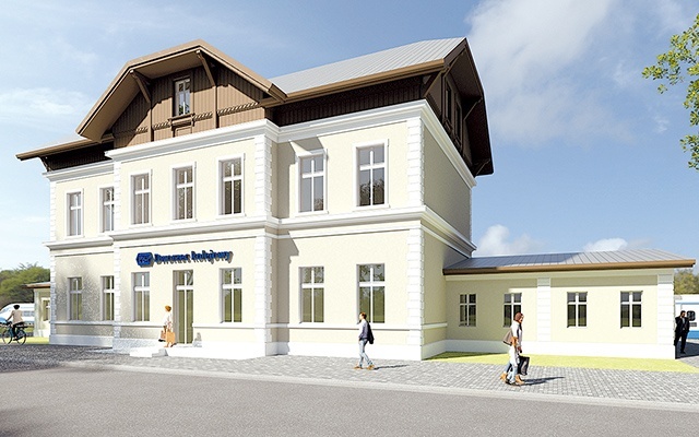 	Odnowiona stacja  (wizualizacja).