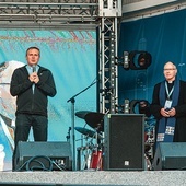 ▲	Uczestników i organizatorów wydarzenia powitał bp Piotr Przyborek. 