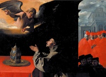Francisco de ZurbaránMODLITWA ŚW. BONAWENTURY olej na płótnie, ok. 1629Państwowe Zbiory Sztuki Drezno