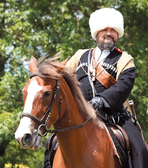 Rosyjski kawalerzysta.