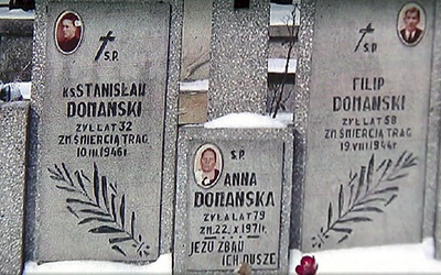 ▲	Miejsce spoczynku bohatera na cmentarzu parafialnym w Strzyżowicach.