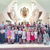 ▲	W pogórskich rekolekcjach wzięły udział 42 dziewczynki. Większość z archidiecezji katowickiej, kilka z diecezji bielsko-żywieckiej i bydgoskiej.