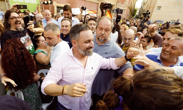 Santiago Abascal, lider partii Vox.