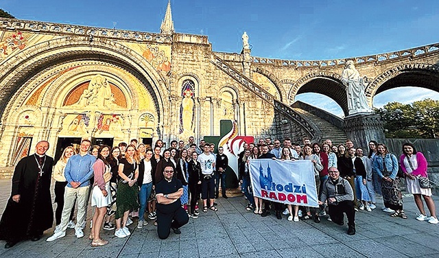 Radomscy pielgrzymi w Santiago de Compostela.