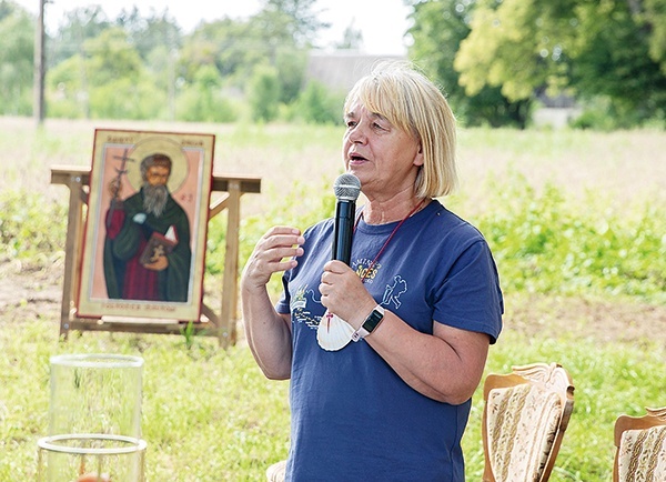 ▲	Ela Rosiak zachęca, by skorzystać z potencjału tutejszego odcinka trasy.