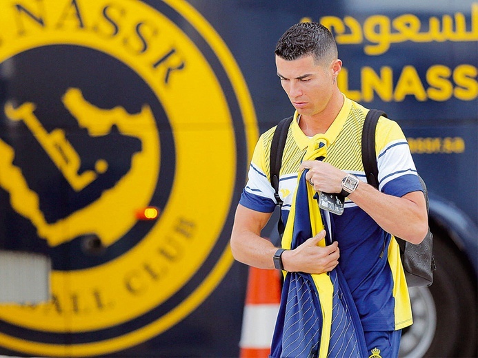 Cristiano Ronaldo od początku 2023 roku gra w saudyjskim klubie Al-Nassr.