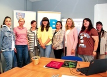 ◄	Uczestniczki szkolenia w koszalińskim Centrum Biznesu.