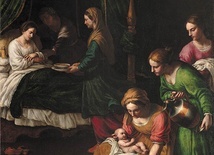 Alessandro Turchi
NARODZINY MARYI 
olej na płótnie, 1631–1635
Muzeum Prado, Madryt