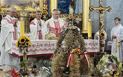 	Dożynkowa Msza św. w istebniańskim kościele Dobrego Pasterza.