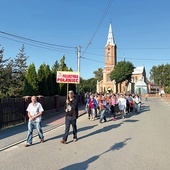 Pielgrzymi z Połańca mieli do pokonania blisko 30 km. 