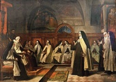 Benito Mercadé y Fábregas, Św. Teresa od Jezusa, olej na płótnie, 1868, Museo de Zaragoza, Saragossa