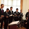 17 październikowa uroczystość była również inauguracją Instytutu Studiów Wyższych w Gorzowie Wlkp. Na zdjęciu: Immatrykulacja kleryków rozpoczynających swoją formację.