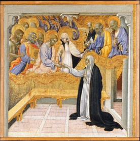 Św. Katarzyna ze Sieny cierpiała na chorobę żołądka, która sprawiała, że nie mogła nic jeść. Dolegliwości nie odczuwała tylko, kiedy przyjmowała Komunię Świętą.