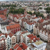 	Widok na ulice Stary Rynek, Studzienna, Garbary.