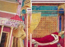 Giotto di Bondone,  „Sen papieża  Innocentego III”.