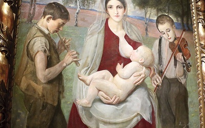 „Matka Boża Karmiąca” (1890) jest elementem stałej prezentacji „Sztuka sakralna Małopolski” w Muzeum Archidiecezjalnym przy ul. Kanoniczej.