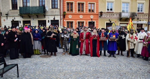 Orszak Trzech Króli w Sandomierzu.