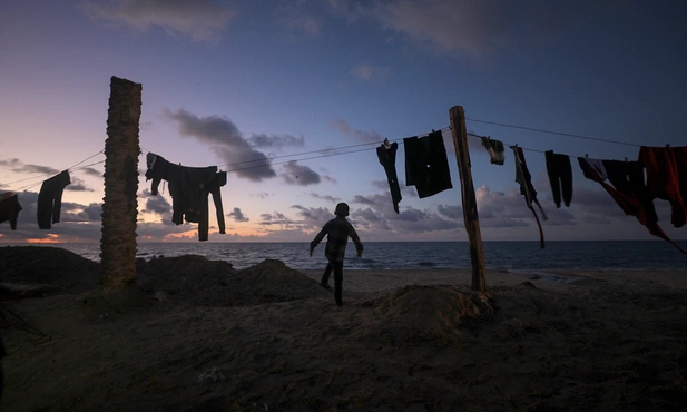Na południu, w obozie dla uciekninierów z połnocnej Gazy