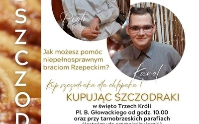 Pieniądze ze sprzedaży szczodraków wspomogą leczenie chorych braci.