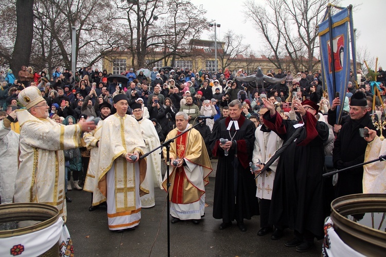 Święto Jordanu u grekokatolików - ekumeniczna ceremonia nad Odrą