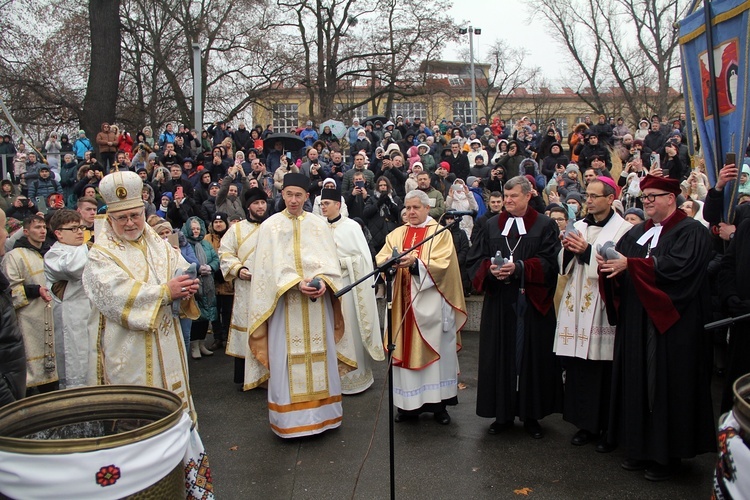 Święto Jordanu u grekokatolików - ekumeniczna ceremonia nad Odrą