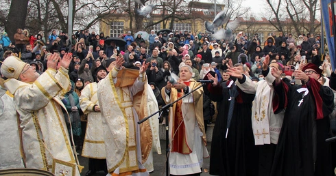 Święto Jordanu u grekokatolików - ekumeniczna ceremonia nad Odrą
