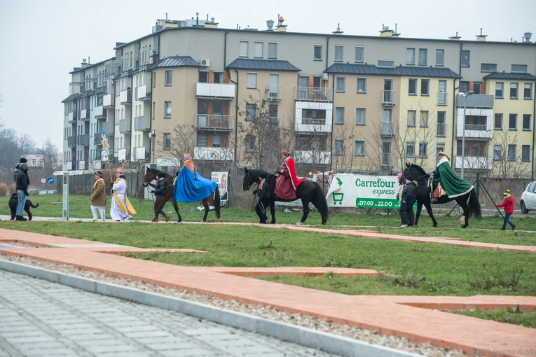 Trzej Królowie na ulicach Głogowa