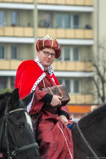 Trzej Królowie na ulicach Głogowa