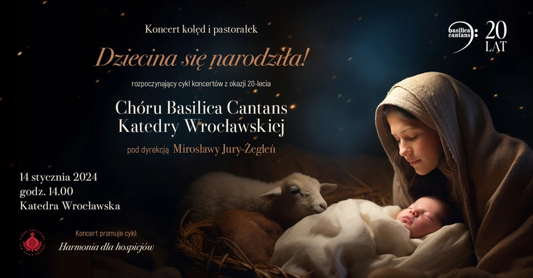 Jubileusz chóru Basilica Cantans, kolędy i pomoc hospicjom