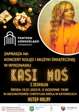 Koncert kolęd i muzyki świątecznej Katarzyny Moś z zespołem, katedra w Katowicach, 10 stycznia